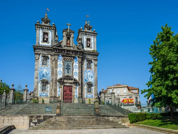 Szent Ildefonso templom Porto, Portugália. — Stock Fotó