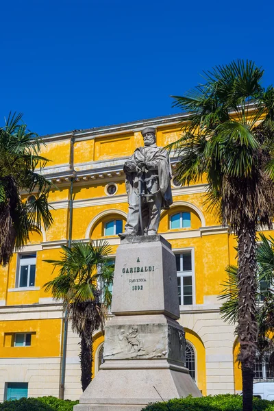 Giuseppe Garibaldi square of Ravenna. Emilia-Romagna. Italy. — Stock Photo, Image