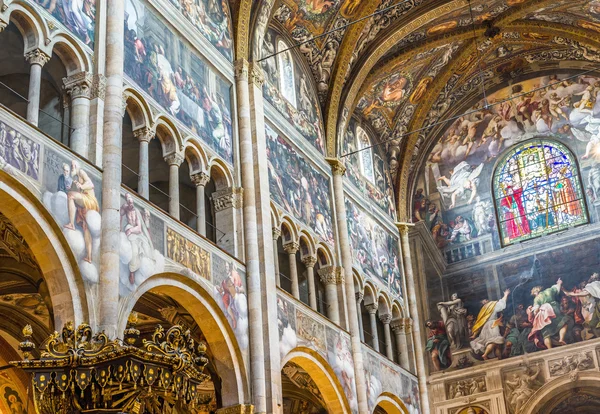 Santa Maria Assunta Parma, Emilia-Romagna Katedrali. Bu — Stok fotoğraf