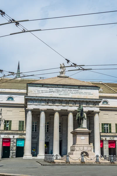 Teatro Carlo Felice theatre of Genova. Liguria, Italy. — Stock Photo, Image