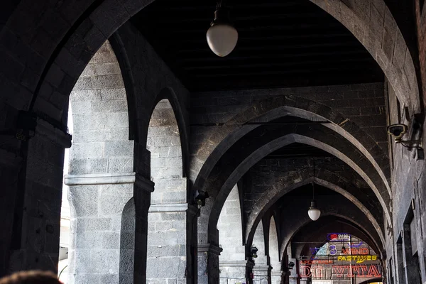 Portici Di Sottoripa, arcade and gallery in Via di Sottoripa. Ge — Stock fotografie