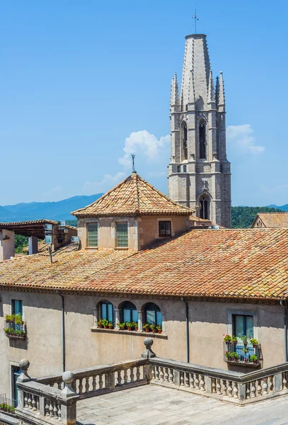 Basilique de Sant Feliu de Gérone, Costa Brava, Catalogne, Espagne . — Photo