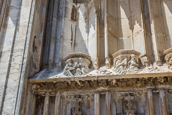 Santa Maria-katedralen i Girona. Katalonien, Spanien. — Stockfoto