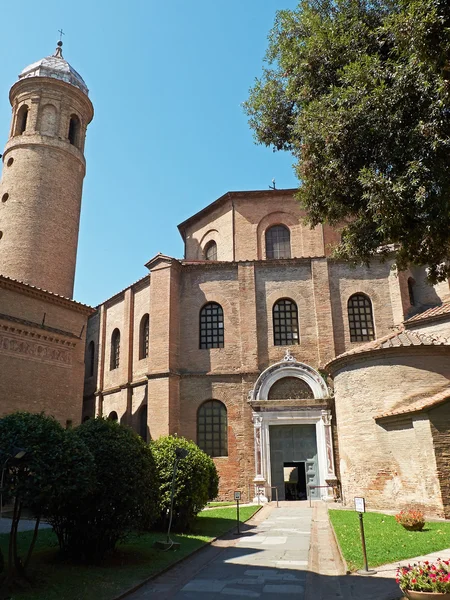 Bazilika San Vitale v Ravenně, Emilia-Romagna. Itálie. — Stock fotografie