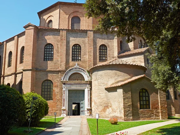 Bazilika San Vitale v Ravenně, Emilia-Romagna. Itálie. — Stock fotografie