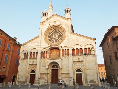 Santa Maria Assunta e San Geminiano Modena, Emilia-Romagna Katedrali. İtalya.