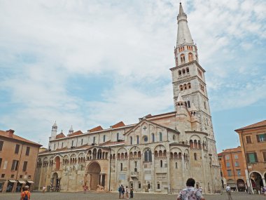 Santa Maria Assunta e San Geminiano Modena, Emilia-Romagna Katedrali. İtalya.