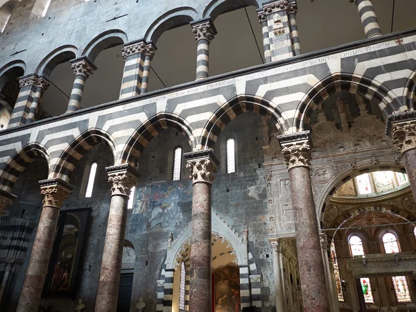 San Lorenzova katedrála v genově. Ligurie, Itálie. — Stock fotografie