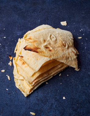 Pane Carasau ekmeği, Carta da Musica ekmeği (nota kağıdı) olarak da bilinir.