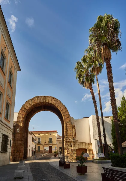 Trajanbogen Merida Innenstadt Von Merida Provinz Badajoz Extremadura Spanien — Stockfoto