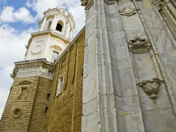 Katedra w Cádiz. La Catedral Vieja, Iglesia de Santa Cruz. — Zdjęcie stockowe