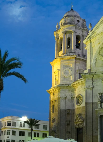 カディス大聖堂。La Catedral Vieja、イグレシア ・ デ ・ サンタ ・ クルス. — ストック写真