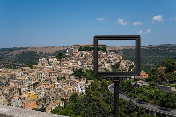 Ragusa Ibla gród. Sycylia, Włochy. — Zdjęcie stockowe