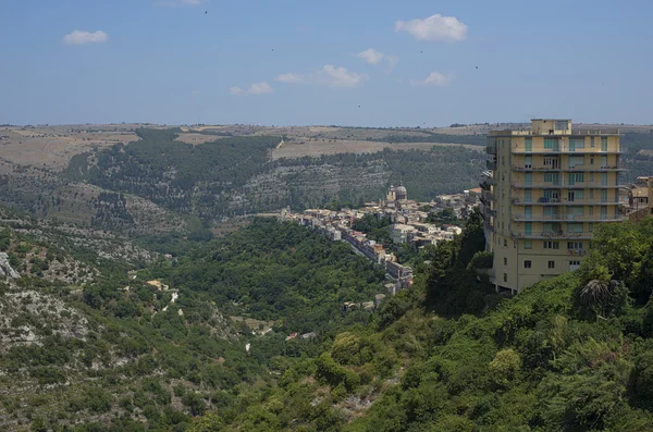 Ragusa Ibla gród. Sycylia, Włochy. — Zdjęcie stockowe