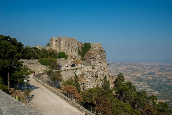 Castello di Venere i Erice. Sicilien, Italien. — Stockfoto