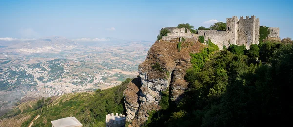 Castello di Venere v Erice. Sicílie, Itálie. — Stock fotografie