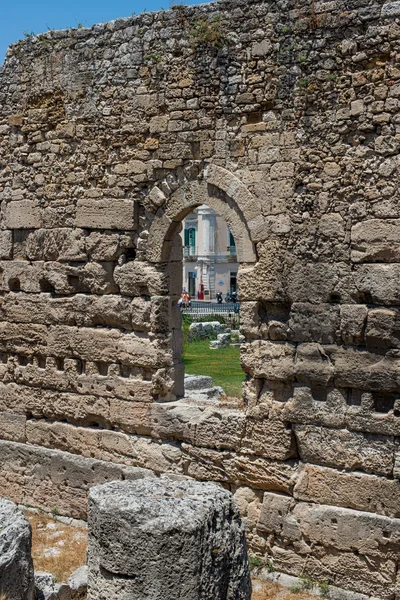 Apollon Tapınağı Siracusa, Sicilya, İtalya. — Stok fotoğraf