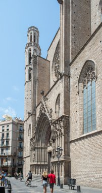 Basilica de Santa Maria del Mar. Barcelona, İspanya.