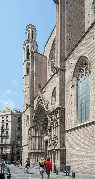 Basílica de Santa Maria del Mari. Barcelona, Espanha . — Fotografia de Stock
