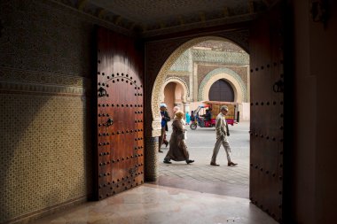 Bab Mansur Kapısı: Meknes, Morocco.