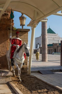 Mohammed V Türbesi ve ve Hassan II Rabat.