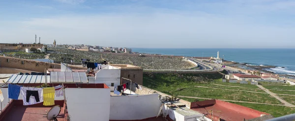 Udayas 카스 등 대 라바트, 모로코의 대서양 연안에 — 스톡 사진