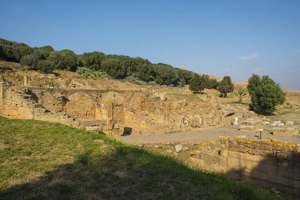 Ερείπια της Ρωμαϊκής πόλης Chellah νεκρόπολη. Ραμπάτ. Μαρόκο. — Φωτογραφία Αρχείου