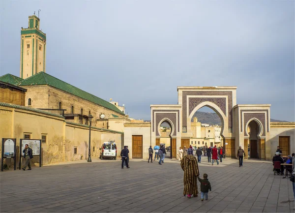 Bab rcif gate. fez el bali medina. fez, Marokko. Afrika. — Stockfoto