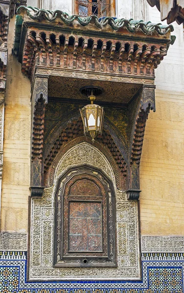 Madrasa Al-Attarine, Fez El Bali Medina. Marocco . — Foto Stock