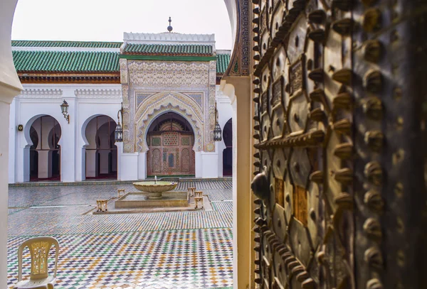 Πανεπιστήμιο al-Qarawiyyin. Fez Medina El Μπαλί. Fez, Μαρόκο. Εικόνα Αρχείου