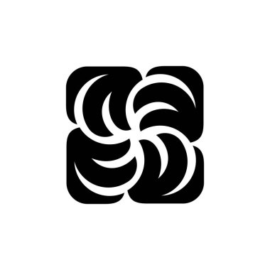 Soyut logo. Simge tasarımı. Şablon ögeleri - vektör işareti