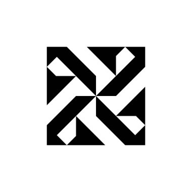 Soyut logo. Simge tasarımı. Şablon ögeleri - vektör işareti