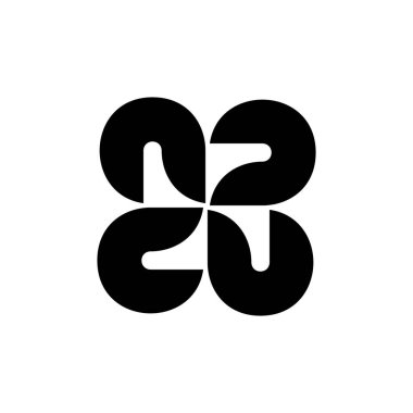 Soyut logo. Simge tasarımı. Şablon ögeleri - vektör işareti