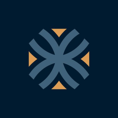 Soyut logo. Simge tasarımı. Şablon ögeleri - vektör işareti