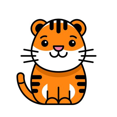 Kaplan ikonu. Simge tasarımı. Şablon ögeleri