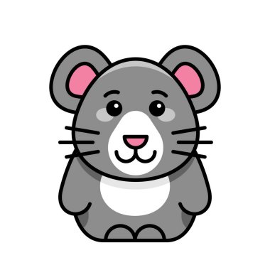 Fare simgesi. Simge tasarımı. Şablon ögeleri