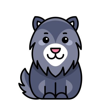 Kurt ikonu. Simge tasarımı. Şablon ögeleri