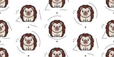 Kirpilerle kusursuz desen. Simge tasarımı. Şablon ögeleri