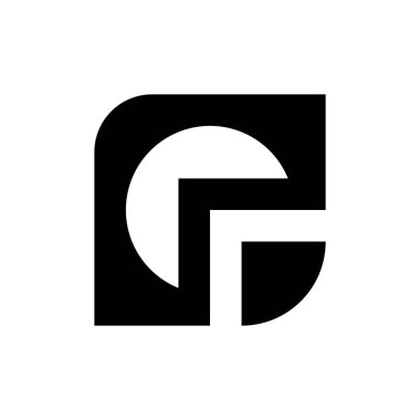 Soyut logo. Logo tasarımı. Şablon elementleri Geometrik soyut logo