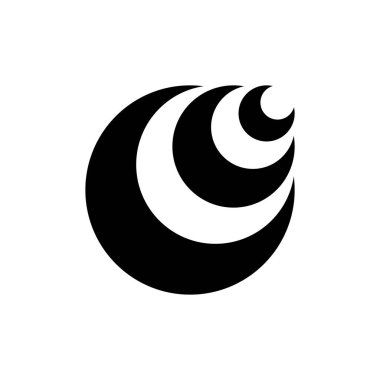 Soyut logo. Logo tasarımı. Şablon elementleri Geometrik soyut logo