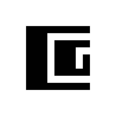 Soyut logo. Logo tasarımı. Şablon elementleri Geometrik soyut logo