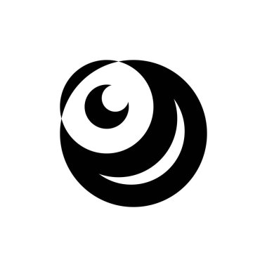 Soyut logo. Logo tasarımı. Şablon elementleri Geometrik soyut logo