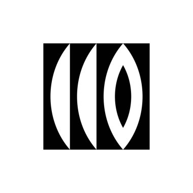 Soyut logo. Logo tasarımı. Şablon elementleri Geometrik soyut logo