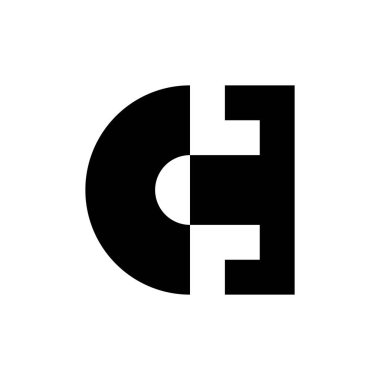 Soyut logo. Logo tasarımı. Şablon elementleri Geometrik soyut logo