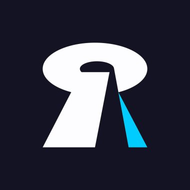 Soyut logo. Logo tasarımı. Şablon elementleri Geometrik soyut logo