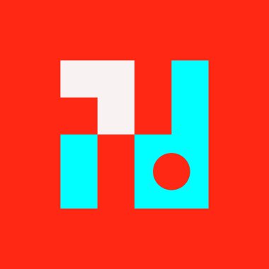 Soyut logo. Logo tasarımı. Şablon elementleri Geometrik soyut logo