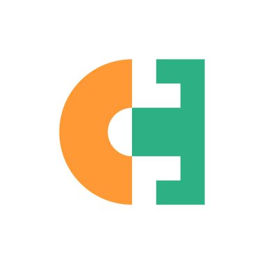 Soyut logo. Logo tasarımı. Şablon elementleri Geometrik soyut logo