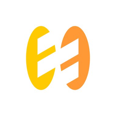 Soyut logo. Logo tasarımı. Şablon elementleri Geometrik soyut logo