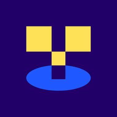 Soyut logo. Logo tasarımı. Şablon elementleri Geometrik soyut logo