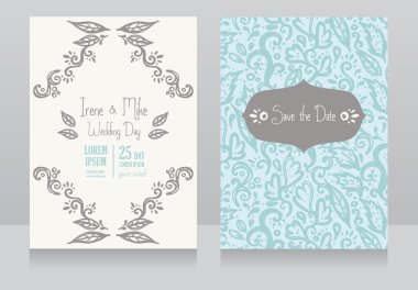 iki güzel düğün davetiyeleri